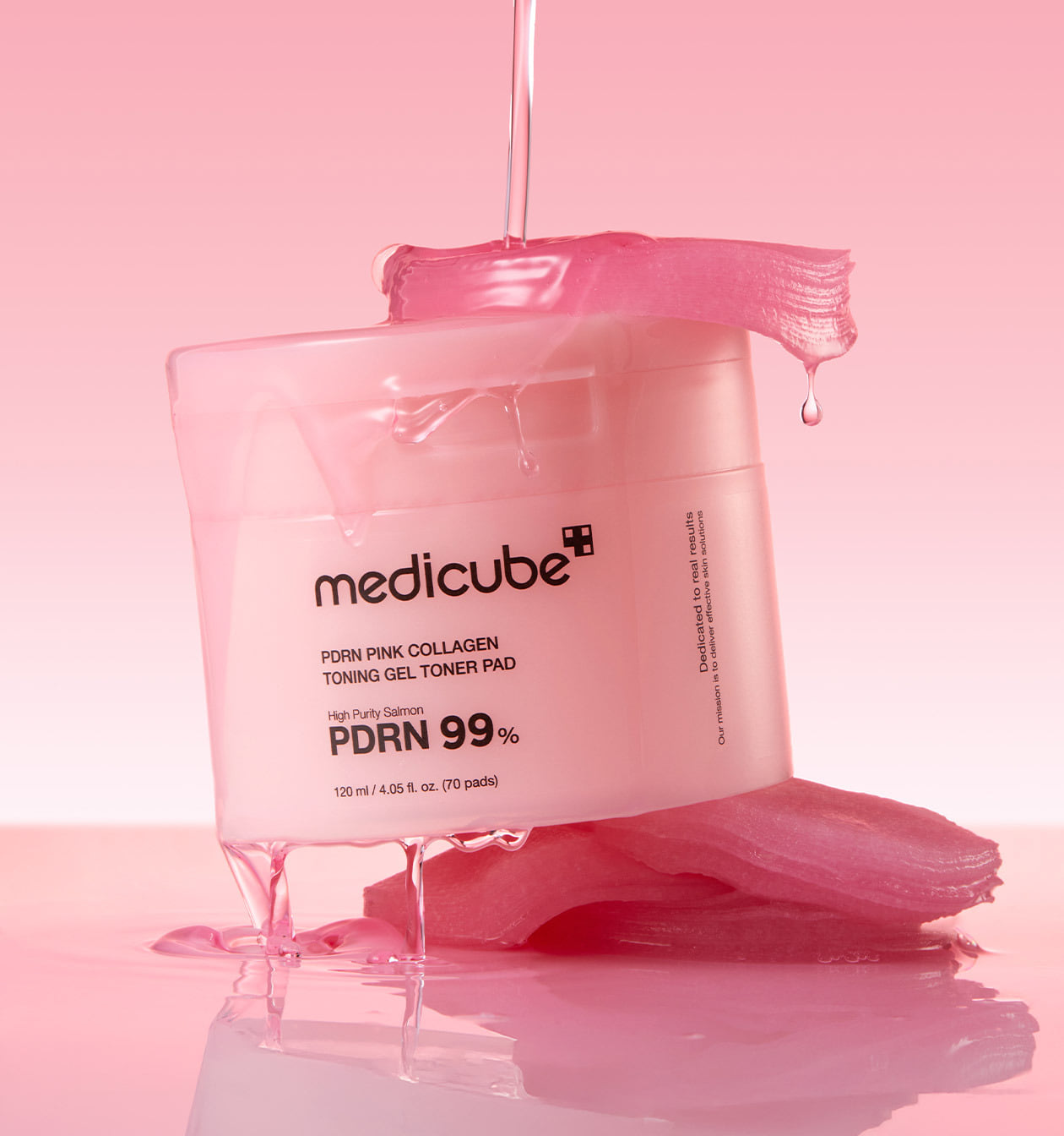 Medicube - PDRN PINK COLLAGEN TONING GEL TONER PAD 70ea