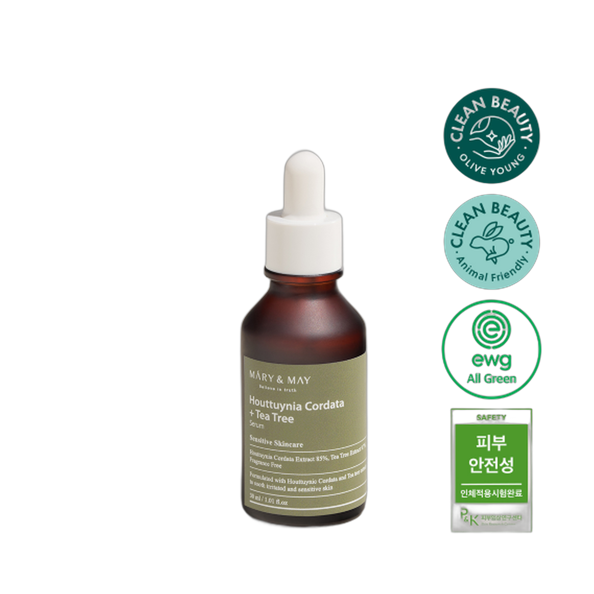 Houttuynia Cordata +Tea Tree Serum 30ml