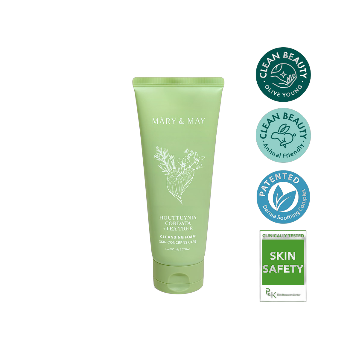Houttuynia Cordata + Tea Tree Cleansing Foam 150ml