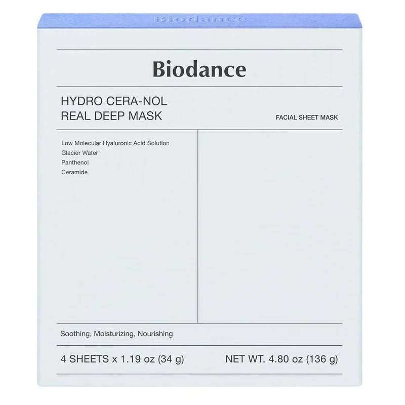 Hydro Cera-nol Real Deep Mask 1 Box 4pz