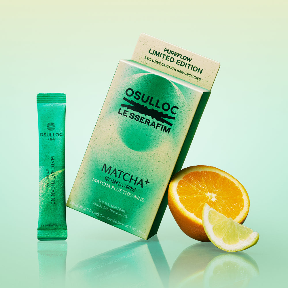 Osulloc x LE SSERAFIM Matcha Plus Theanine 50 g (5 g x 10 sticks)