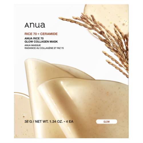 RICE 70 GLOW COLLAGEN MASK 4EA