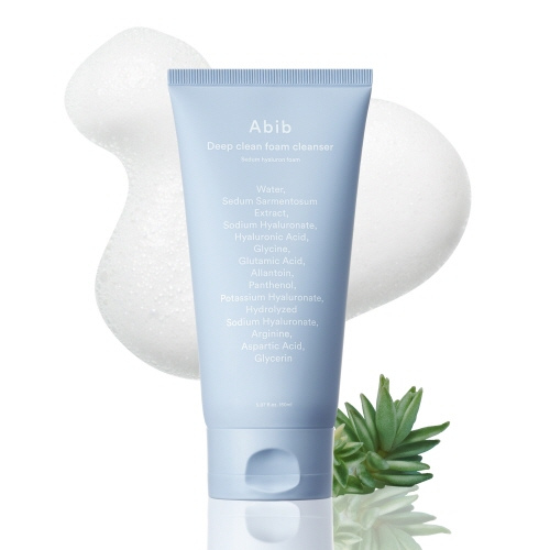 Abib - Sedum hyaluron foam_Deep clean foam cleanser