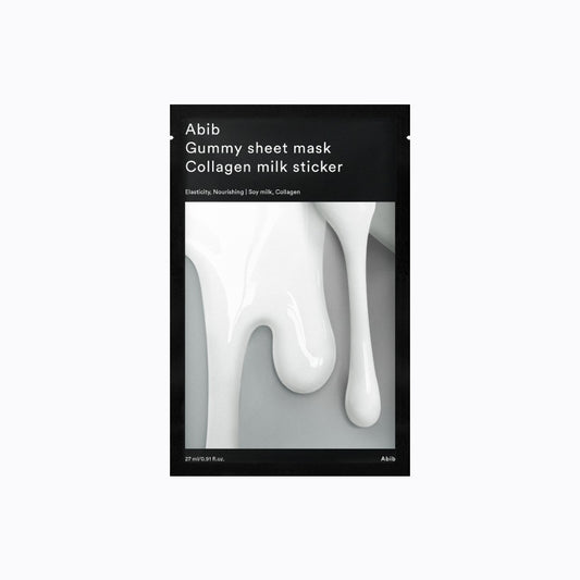Abib - [1ea] GUMMY SHEET MASK COLLAGEN MILK STICKER (2023)