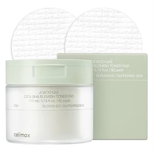 Ji Woo Gae Cica BHA Blemish Toner Pad (60pads)