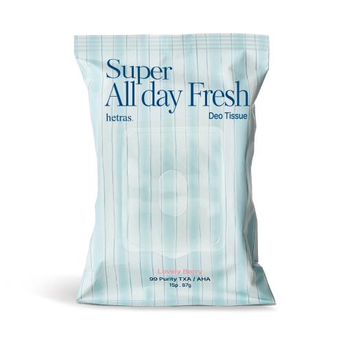 Super All Day Fresh Deo Tissue 15ea - Lovely Berry