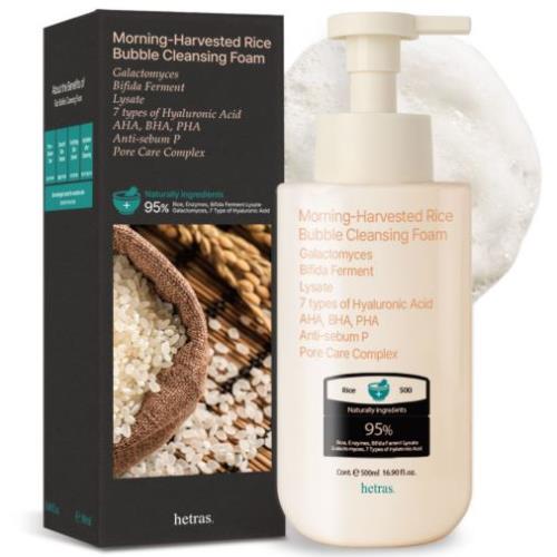 Morning Harvested Rice Bubble Cleansing Foam 500ml