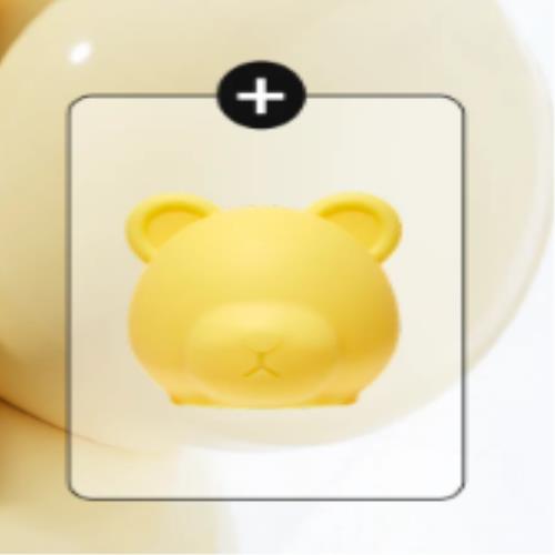 AGE-R BOOSTER PRO HEAD CASE_YELLOW BEAR