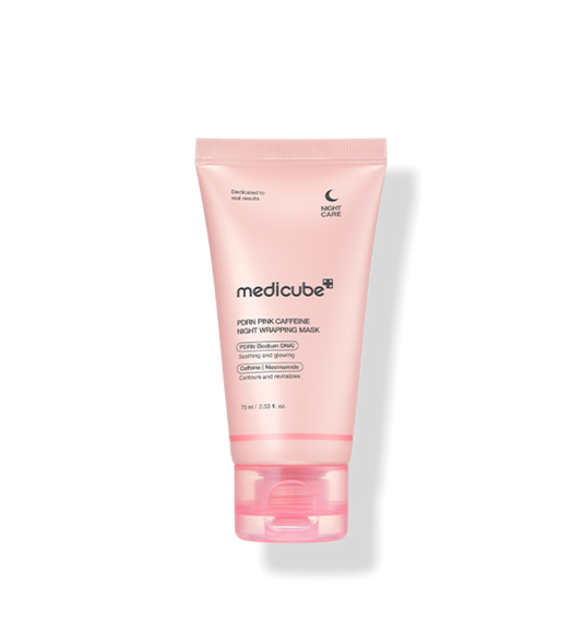 Medicube - PDRN PINK CAFFEINE NIGHT WRAPPING MASK
