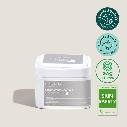 (RENEW) (30pcs) Niacinanide Vitamin C Brightening Mask