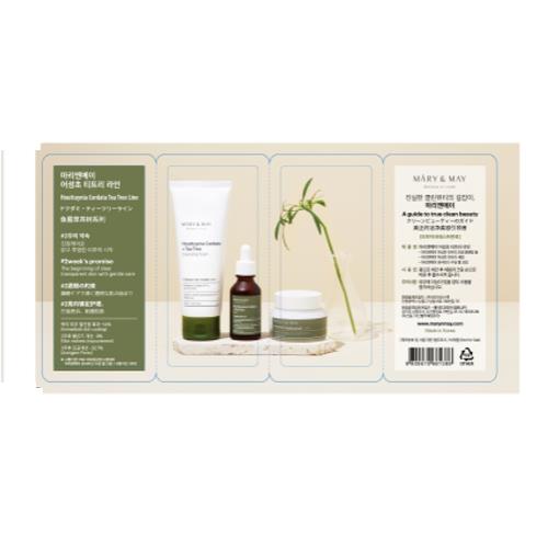 Houttuymia Cordata Tea Tree Line Sachet ( Cleansing Foram1.5g + Serum1.5g+ Blemish Cream (1.5g)