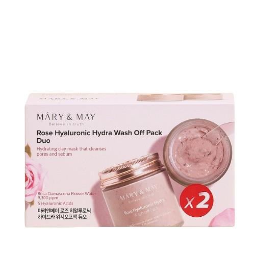 Rose Hyaluronic Hydra Wash Off Pack Duo (125g X2)