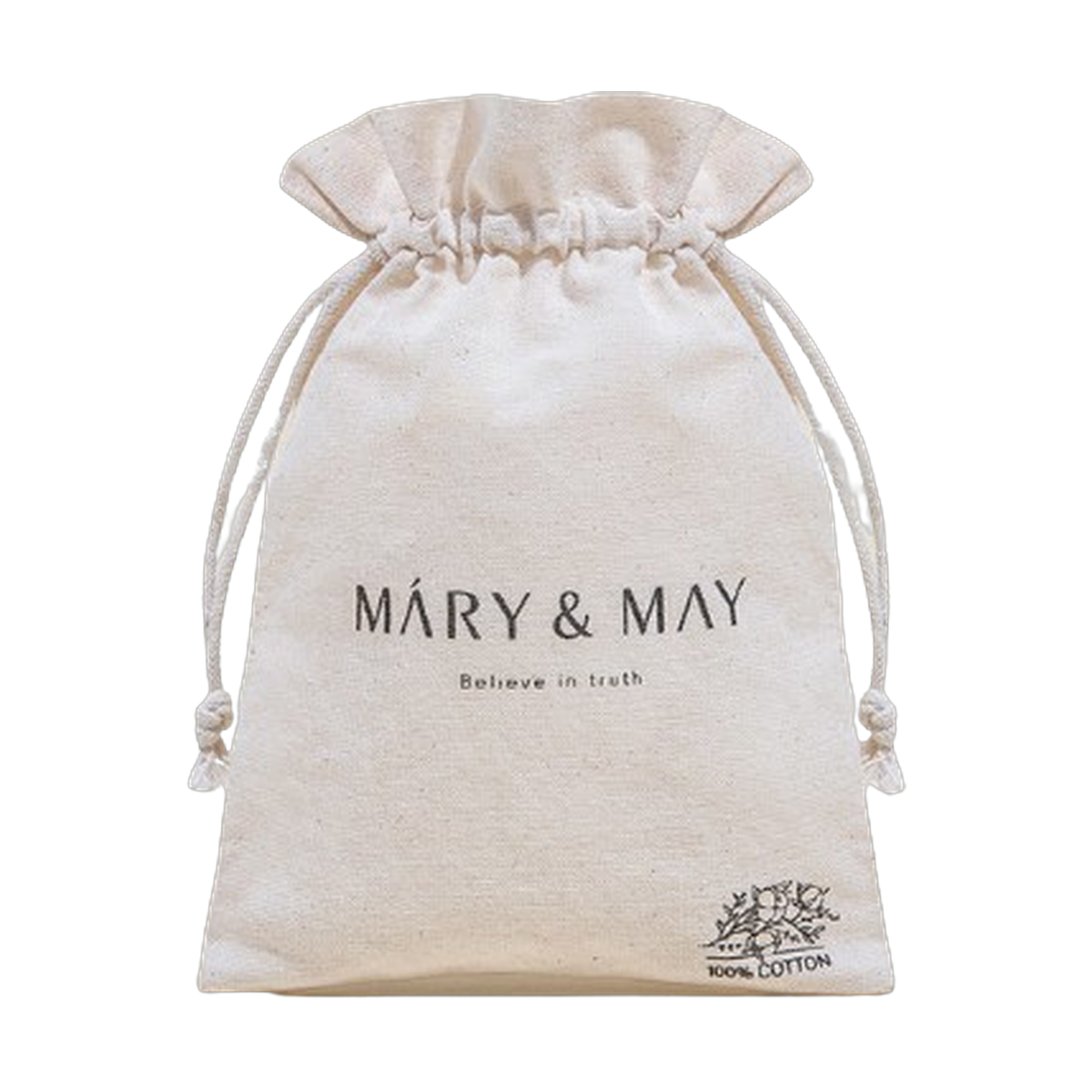 (X) 100% Fabric Beauty Pouch (Mini Eco Bag)