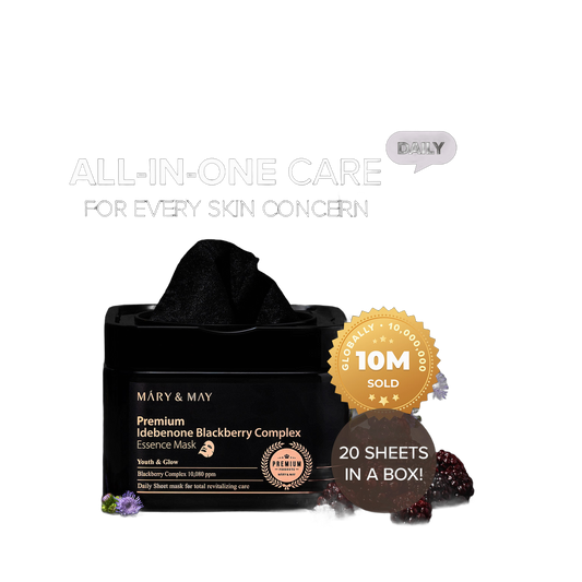 Premium Idebenone Blackberry Complex Essence Mask - 20EA