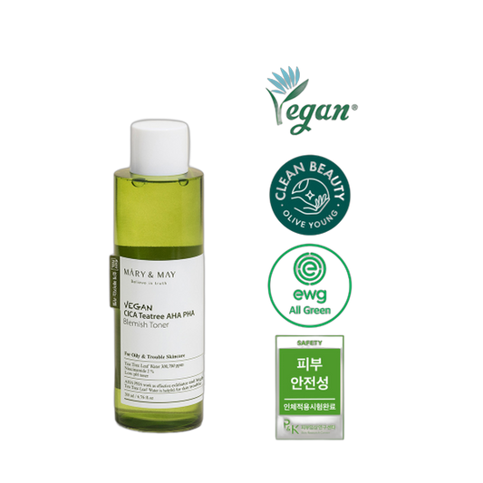 Vegan CICA Tea Tree AHA PHA Toner
