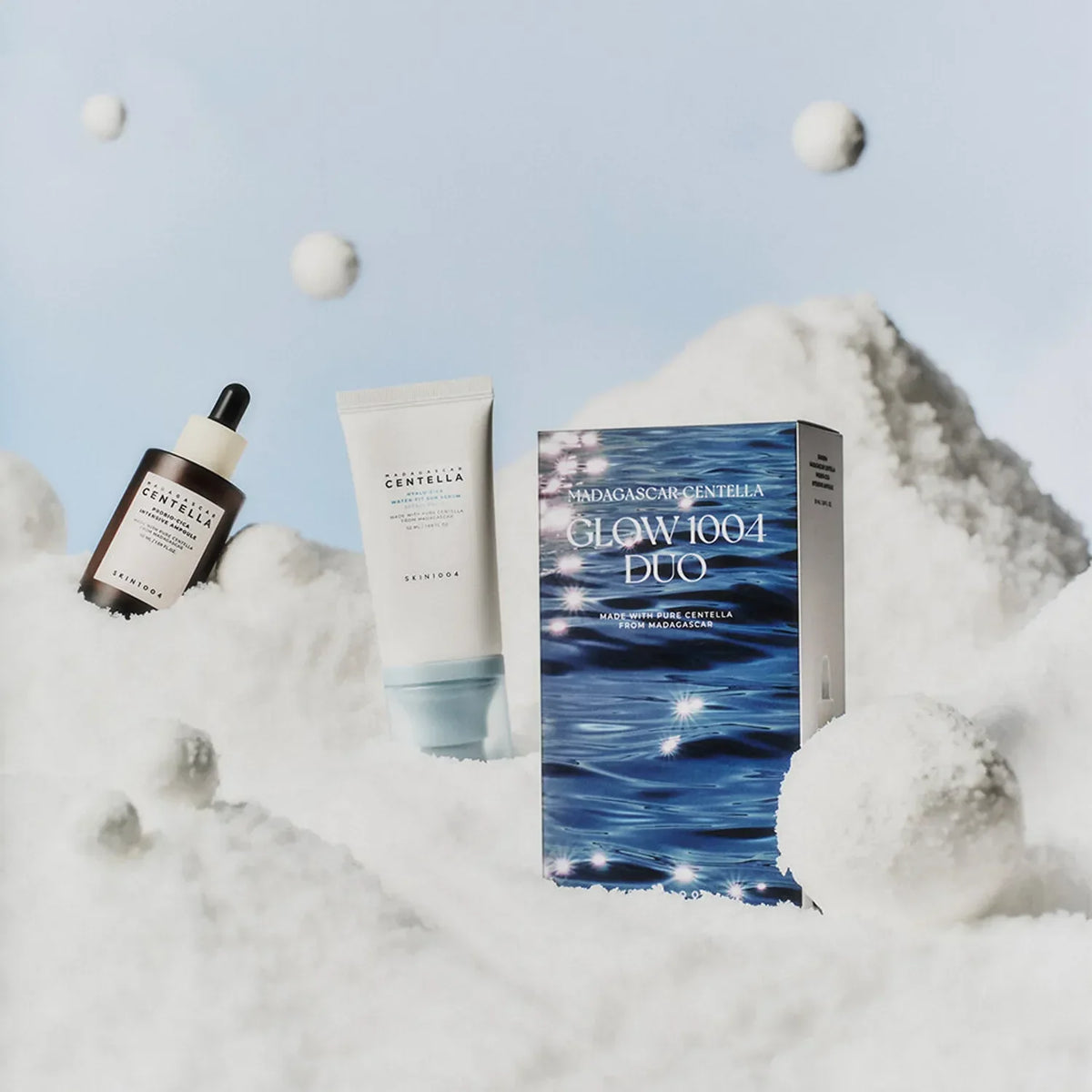 MADAGASCAR CENTELLA GLOW 1004 DUO (AMPOULE 50ML+SUN SERUM 50ML)