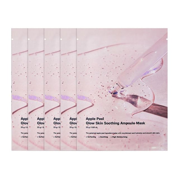 Apple Peel Glow Skin Soothing Ampoule Mask 23ml*10pcs