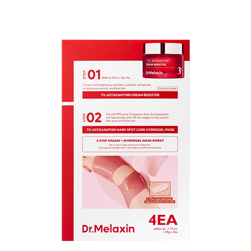 TX-ASTAXANTHIN DARK SPOT CARE CREAM HYDEOGEL MASK (2G + 34G)*4EA