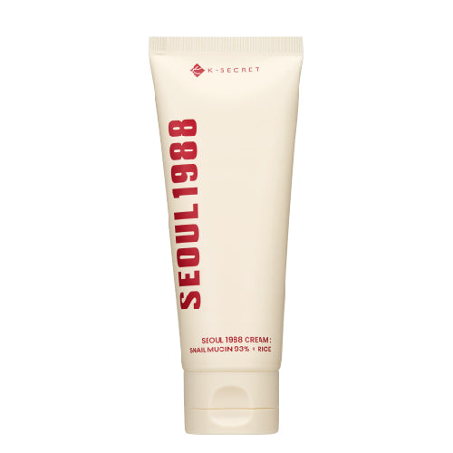 SEOUL 1988 CREAM : SNAIL MUCIN 93% + RICE 100ML