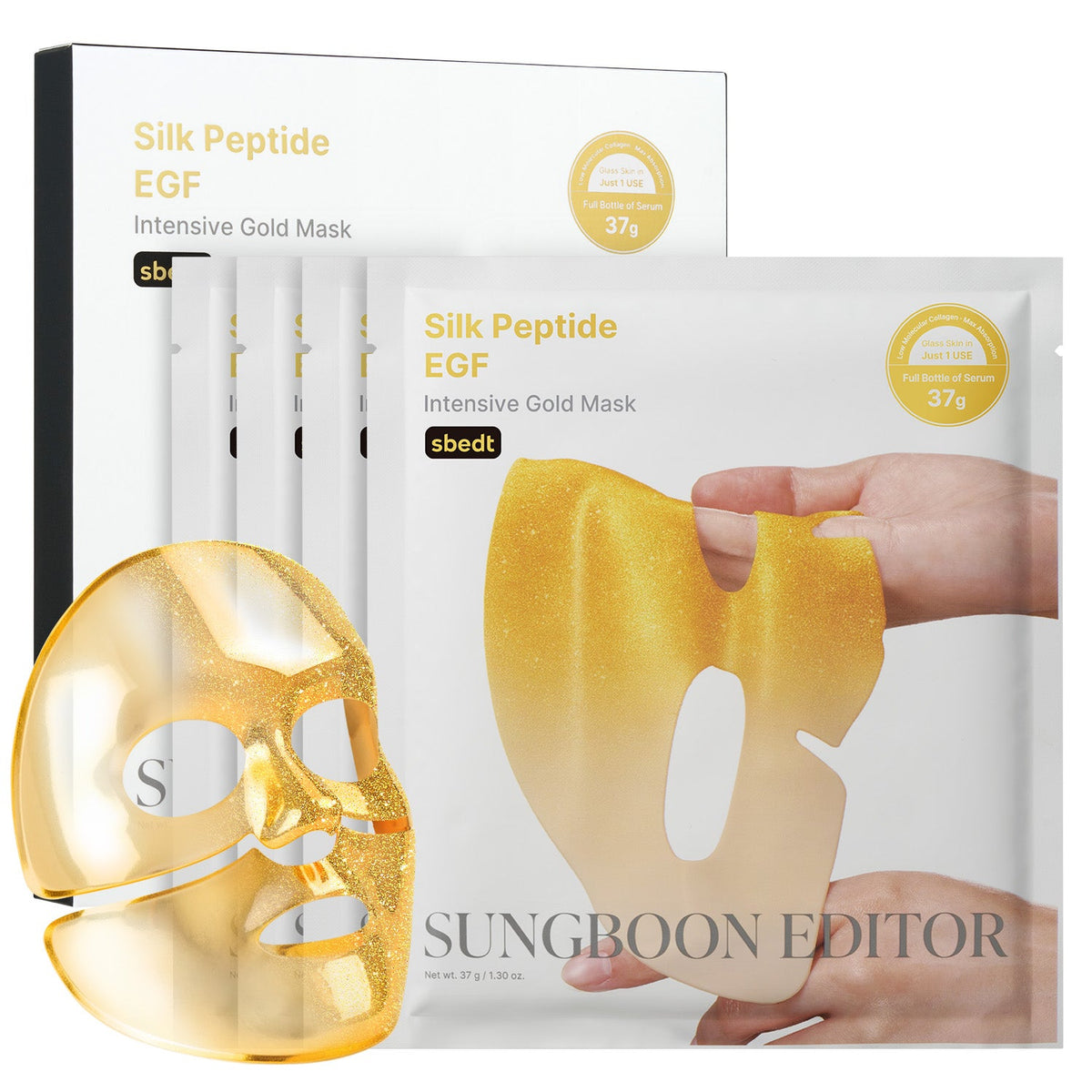 Silk Peptide EGF Intensive Gold Sheet Mask 4ea